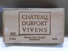 Chateau Durfort Vivens 2005Margaux12 bts OWC