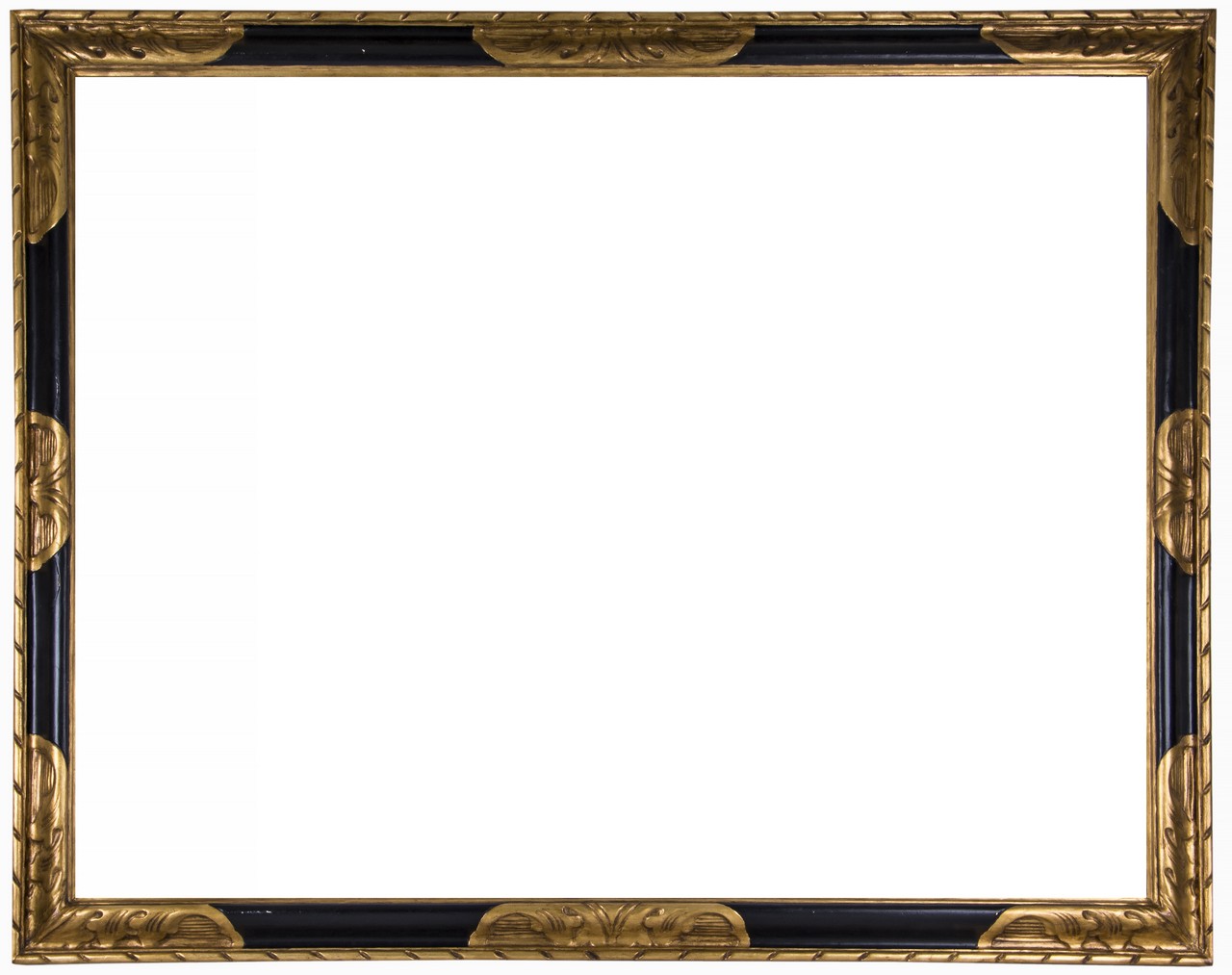 Three gilt composition frames overall dimensions: 27 x 31 in. 68.6 x 78.7 cm, rebate size: 14 3/4 - Image 5 of 5