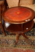 A reproduction mahogany circular revolving bookcase 71cm high, 61cm diameter There is no condition