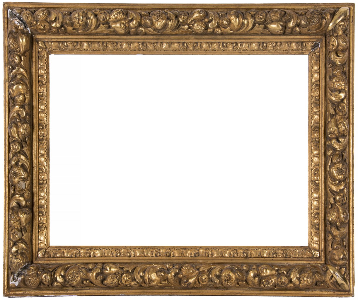 Three gilt composition frames overall dimensions: 27 x 31 in. 68.6 x 78.7 cm, rebate size: 14 3/4 - Image 2 of 5