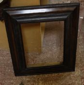 A Dutch 17th Century style frame with ripple moulded decoration overall dimensions: 21 1/2 x 24 1/