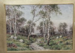 Dixon Clark (1849-1944) Near Gibside Watercolour Signed lower left, titled to verso 18.5cm x 26.