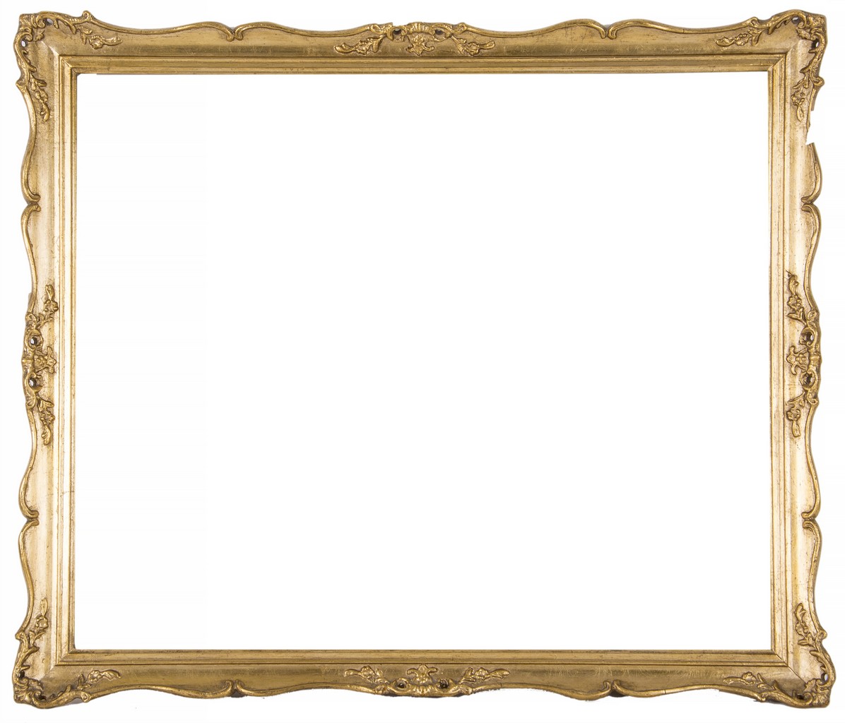 Assortment of five modern gilt wood frames, in period style, in varying rebate sizes A condition - Image 2 of 5
