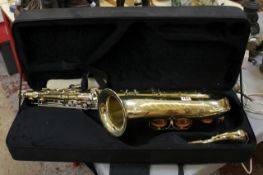 A Locto tenor saxophone, recently overhauled, plus stand and case.