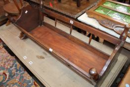 A mahogany cradle by Sidery, Blewbury, 93cm length There is no condition report available on this