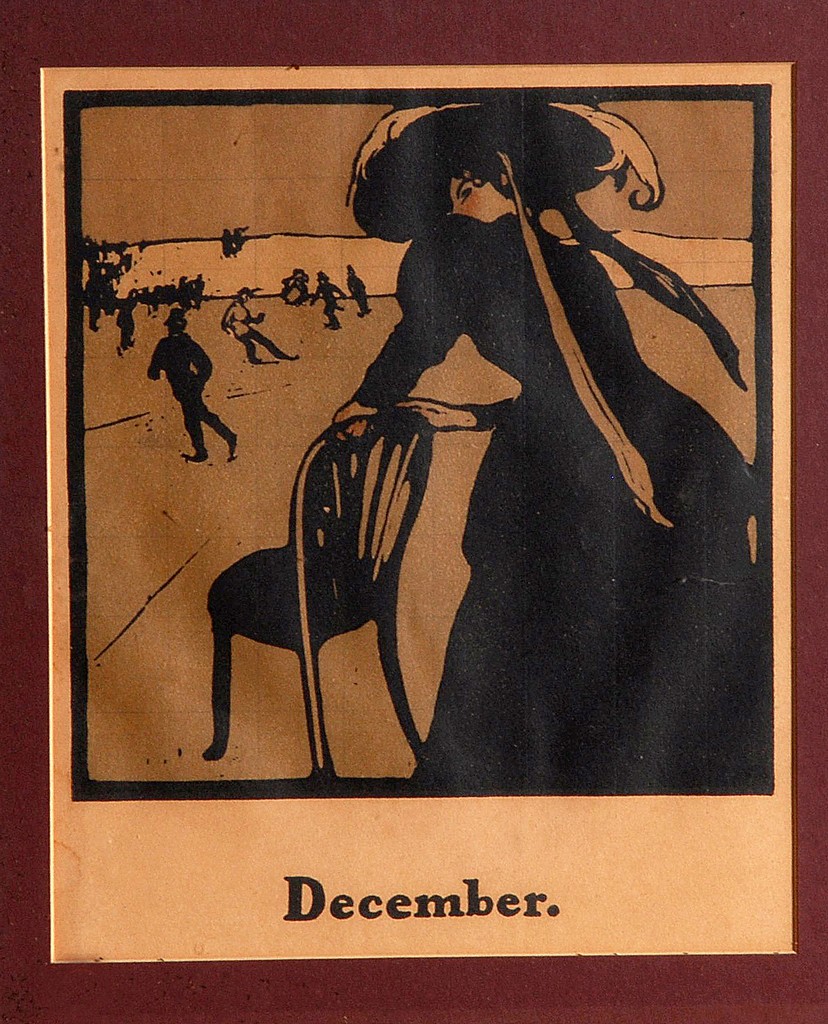 Sir William Nicholson (1872-1949) An Almanac of Twelve Sports as Months of the Year A set of twelve - Image 10 of 12