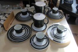 A Poole Pottery part tea/coffee service Best Bid