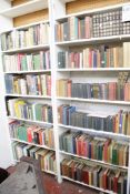 [BOOKS} Reference, literature, history and miscellaneous, hardbacks held on nine shelves
