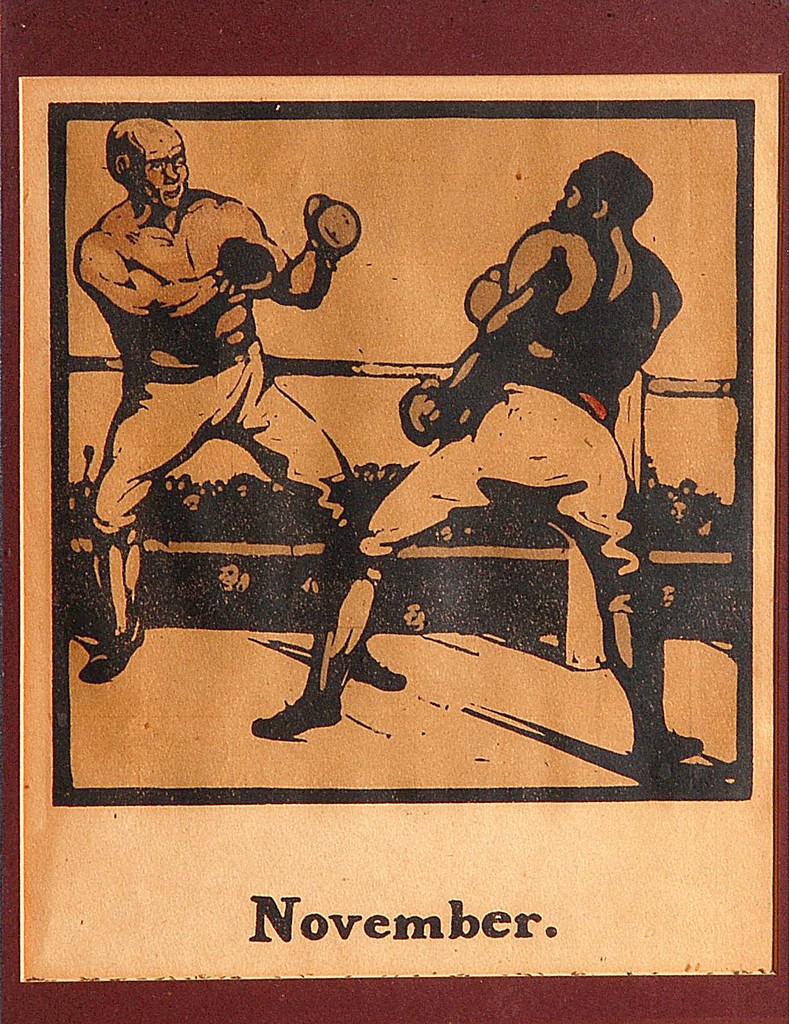 Sir William Nicholson (1872-1949) An Almanac of Twelve Sports as Months of the Year A set of twelve - Image 6 of 12