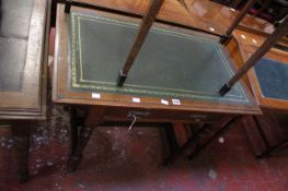 A Victorian mahogany writing table