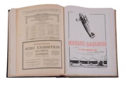 Twelve issues of L?Aeronautique Revue Mensuelle Illustree aviation magazine, January 1929 -