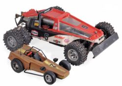 A model of a dune buggy, a good large scale radio controlled model of a high powered ice racing or c