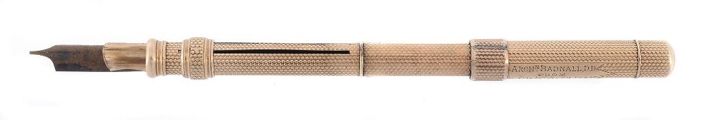 S.Mordan & Co., a propelling dip pen/pencil  S.Mordan  &  Co., a propelling dip pen/pencil,   with