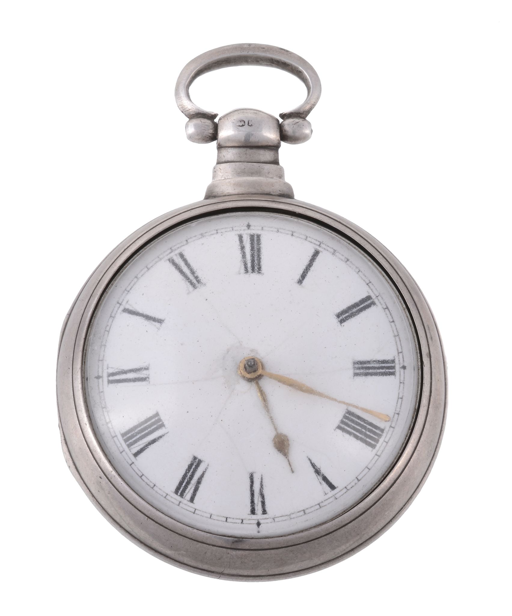 Samuel Austen, a silver pair cased pocket watch, hallmarked London 1826  Samuel Austen, a silver