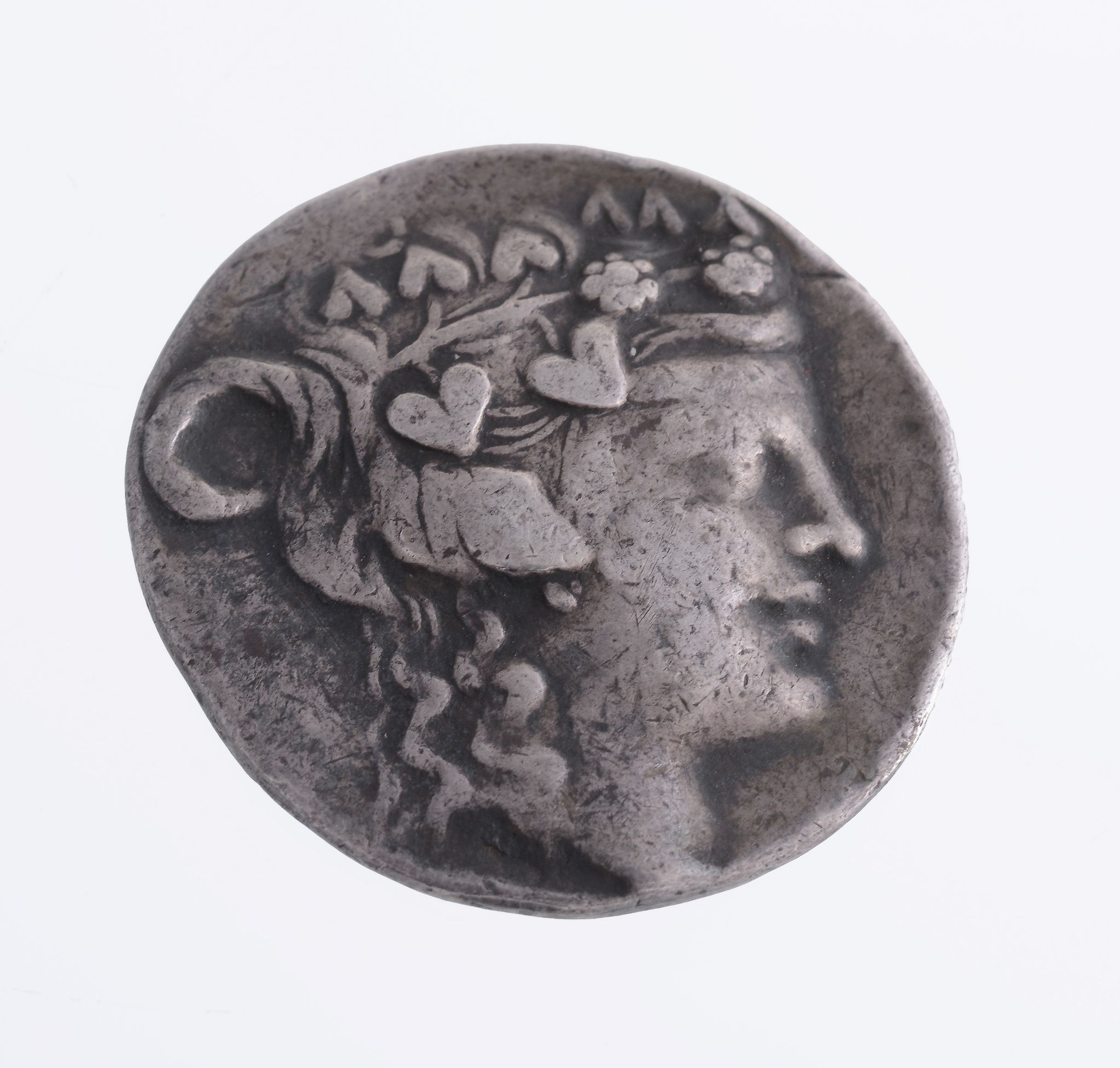 Greece, Thasos, silver Tetradrachm after 148 BC, head of Dionysus right, rev  Greece, Thasos, silver