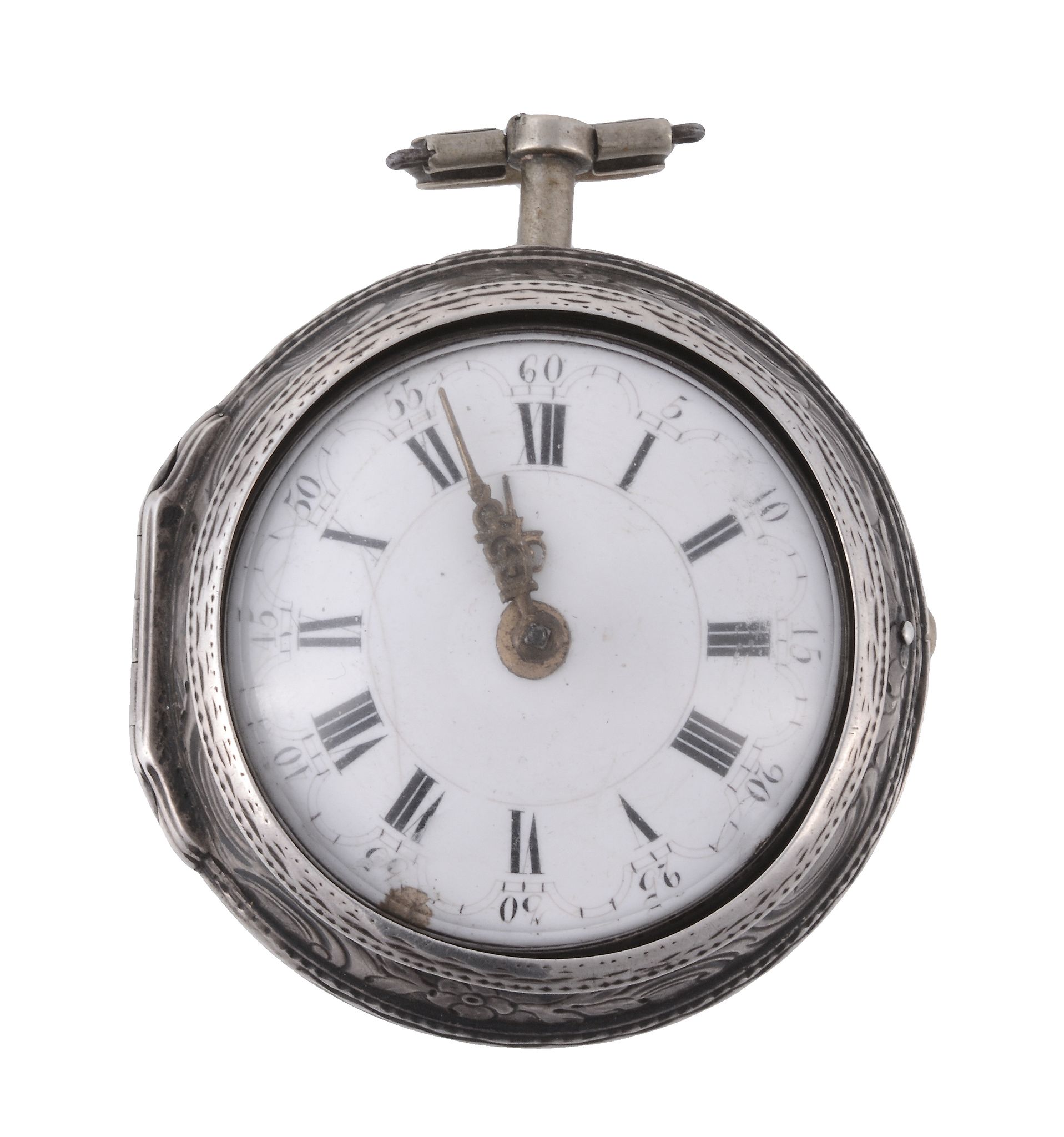 Tho. White, London, a silver pair cased pocket watch  Tho. White, London, a silver pair cased pocket