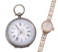 Roamer, a lady`s 9 carat gold wristwatch, circa 1970  Roamer, a lady`s 9 carat gold wristwatch,