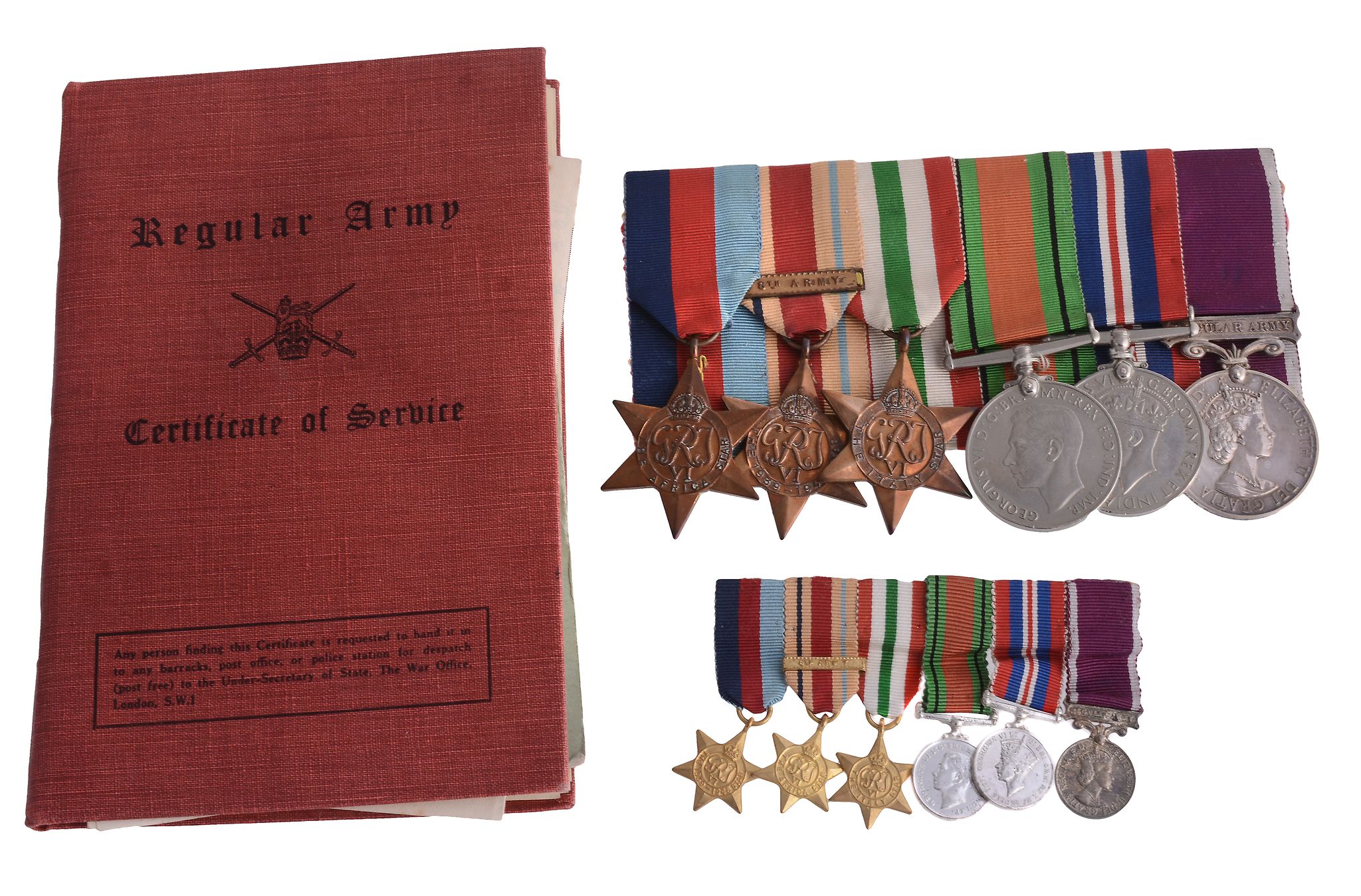 A second World War group of six medals to Warrant Officer 2nd Class C.A.Horn R  A second World War