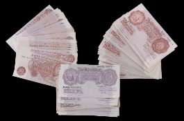 Bank of England, assorted Ten-Shillings , Peppiatt, Beale, O`Brien, Fforde  Bank of England,