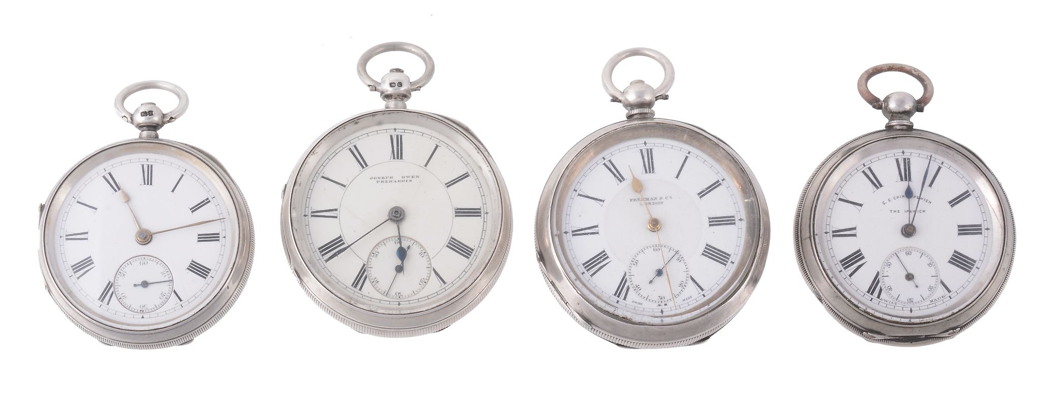 A silver open faced pocket watch , circa 1900  A silver open faced pocket watch  , circa 1900,