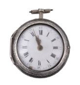 Tho. White, London, a silver pair cased pocket watch  Tho. White, London, a silver pair cased