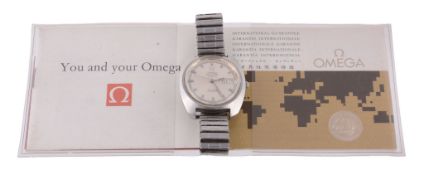 Omega, a gentleman`s stainless steel wristwatch, circa 1972, ref. 198  Omega, a gentleman`s