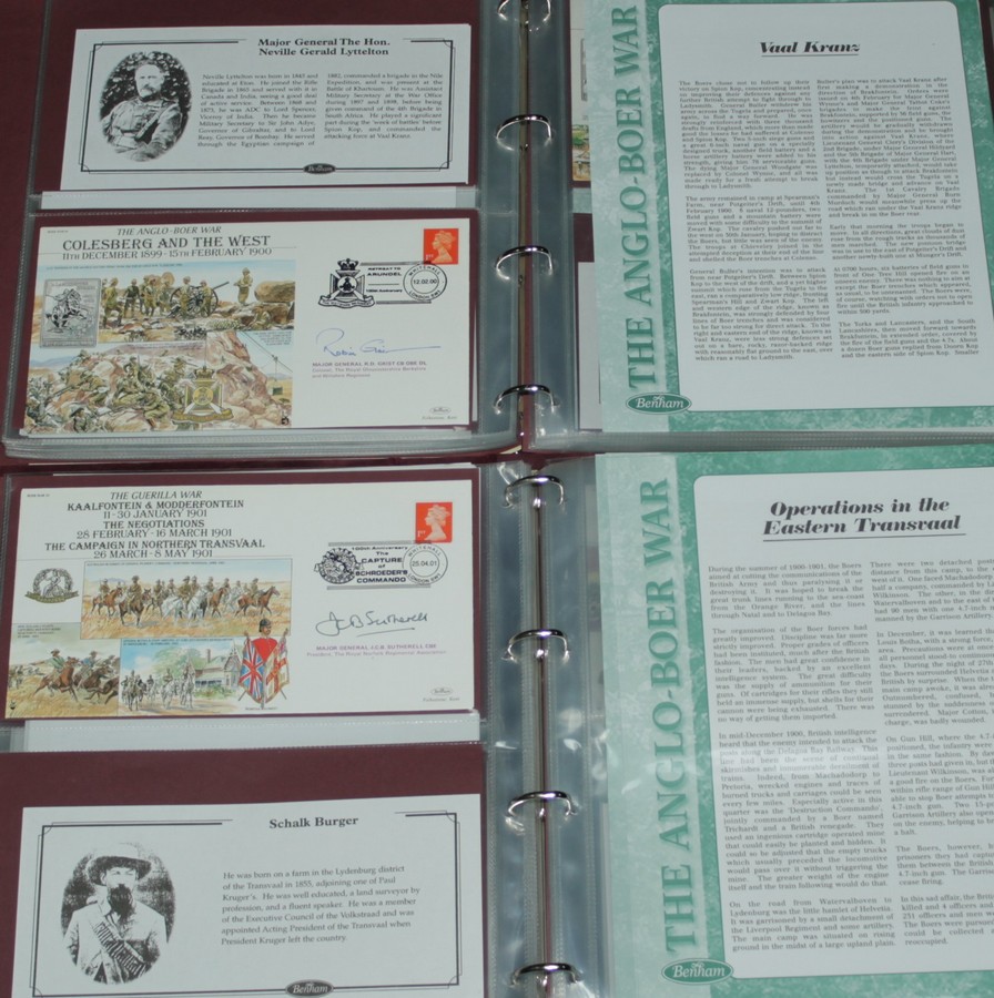 Stamps - A Collection of Commemorative Covers `The Boer War 1899-1902` by Benham in conjuction