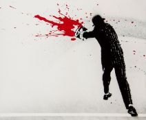 d Nick Walker (British, b.1969) Paint Chuckers spray paint on canvas, 2008, signed and numbered 2/5