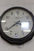 A Bakerlite Smiths electric wall clock  Best Bid