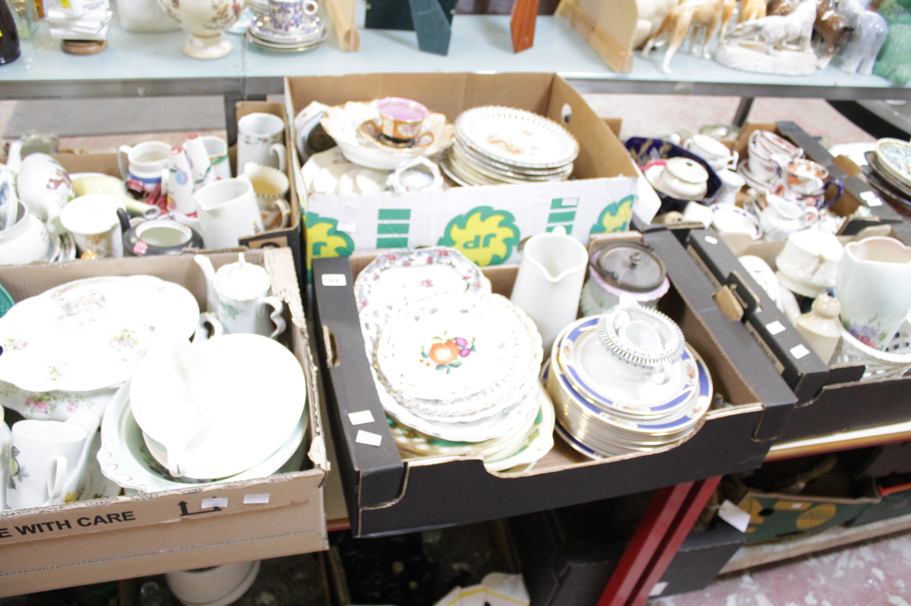 Seven boxes of mixed ceramics etc. Best Bid