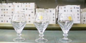 A group of WMF Kristall glasses held in original boxes