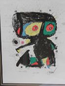 *After Joan Miro (1893-1983) Poligrafa XV Anys Lithograph from an edition of 1500 Unsigned 35.5 x