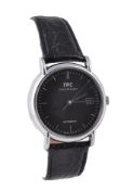 International Watch Company, a gentleman`s stainless steel wristwatch, circa 2000, ref. 3533, no.