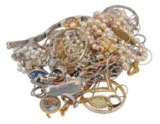A selection of costume jewellery, including  A selection of costume jewellery,   including: rings;