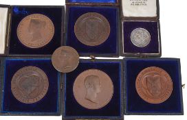 Scottish prize medals , Highland and Agricultural Society silver medal, 30mm  Scottish prize