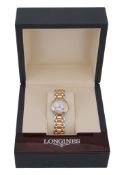 Longines, Primaluna, a lady`s two colour wristwatch, ref. L8.1105, no  Longines, Primaluna, a lady`s