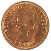 Elizabeth II, Sovereign 1964. Extremely fine  Elizabeth II, Sovereign 1964.   Extremely fine  View