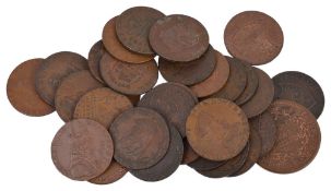 British trade tokens, a small quantity , mostly 16th and 19th century  British trade tokens, a small