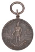The Celtic Society, silver prize medal 1839, kilted Highlander in a glen, rev  The Celtic Society,