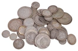 British silver coinage, 19th and 20th century, a few earlier  British silver coinage, 19th and