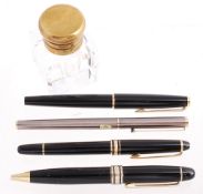 Montblanc, Meisterstuck, 146, a black resin fountain pen  Montblanc, Meisterstuck, 146, a black