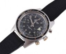 Accurist, a gentleman`s stainless steel chronograph wristwatch  Accurist, a gentleman`s stainless