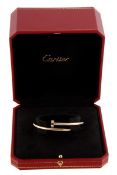 *Cartier, Juste Un Clou bracelet, the bracelet in the form of a coiled nail, with hidden clasp in