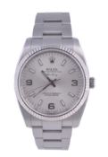 Rolex, Air-King, a gentleman`s stainless steel wristwatch, circa 2007, ref. 114234, no. M927203,