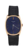 Patek Philippe, Ellipse, a gentleman`s 18 carat gold wristwatch, circa 1970, ref. 3546, no.