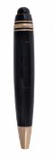 Montblanc, Meisterstuck, Leonardo Sketch Pen, a black resin mechanical pencil, with gilt trim and