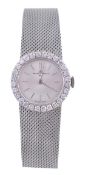 Baume & Mercier, a lady`s 18 carat white gold wristwatch, circa 1980, ref. 36652-2, no. 380052, the