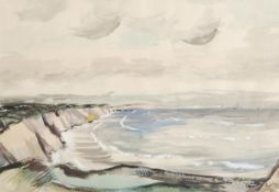 ARR - Rowland Suddaby (1912-1973), Near Dartmouth, Devon, Watercolour, bodycolour and gouache ,