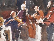 ARR - John Yardley (b.1933), Country music, Watercolour and bodycolour, Signed lower right, 23 x