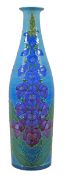 Sally Tuffin for Dennis China Works, a Delphinium tall slender vase, impressed and painted marks,